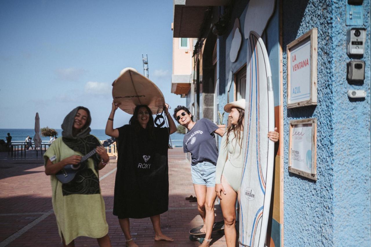 La Ventana Azul Surf Hostel Las Palmas de Gran Canárias Exterior foto